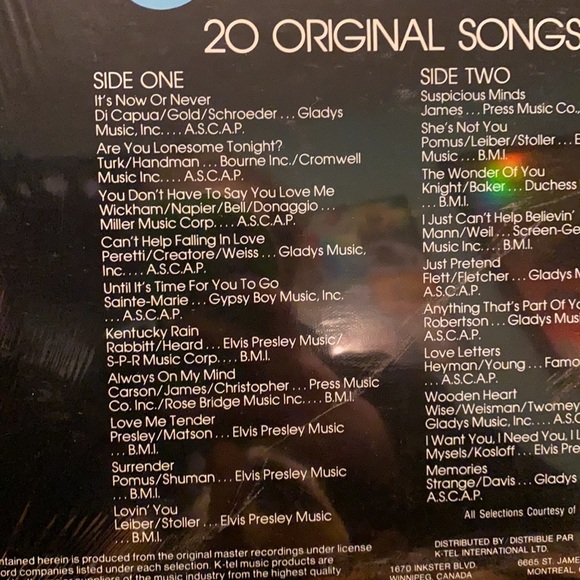 Vintage Elvis Presley Vinyl Record - Picture 4 of 9